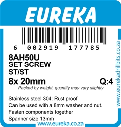 8AH50 - Set Screw & Nut ST/ST -8AH50_label_T